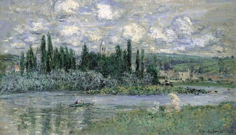 View of Vetheuil sur Seine, Claude Monet